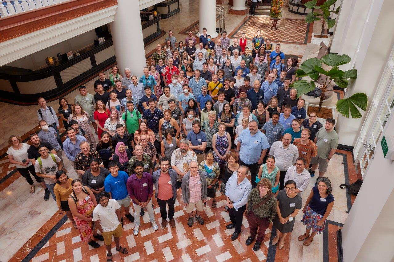 Group photo of ANZIAM conference participants